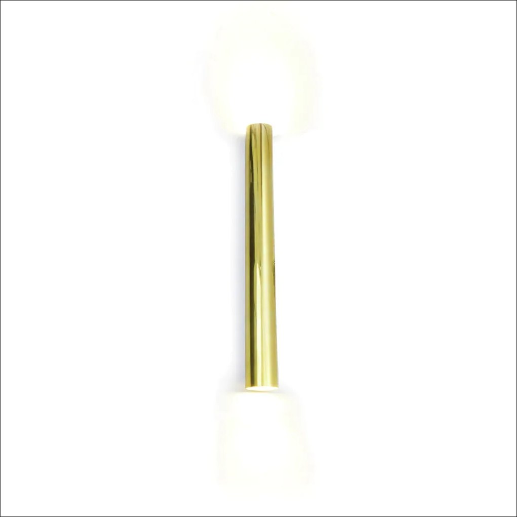 Arandela Linder Tubo Cilíndrico 04X4,5X30Cm 02Xmr11 Metal Alumínio - O... (DOURADO FOSCO)