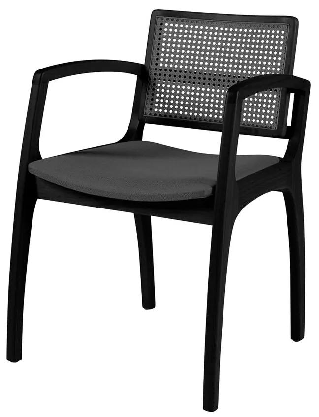 Cadeira de Jantar com Braço Moringa - Wood Prime LC 36110