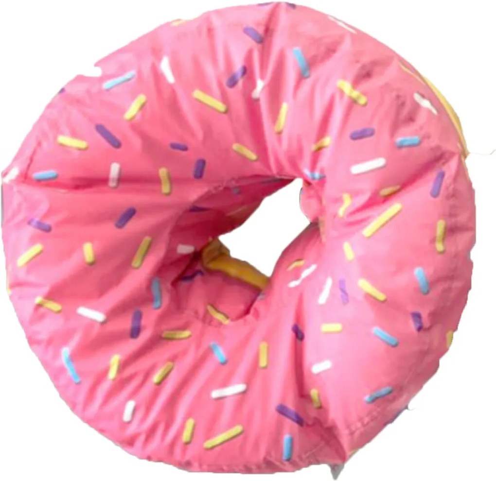 Pufe Formato Donut - Rosa - Good Pufes