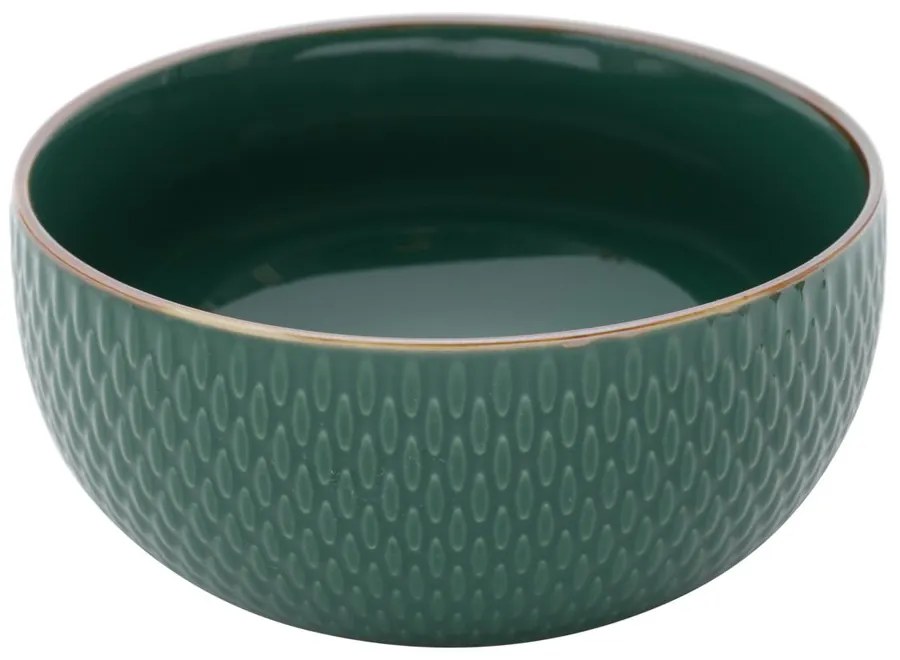 Jogo Com 2 Bowls De Porcelana Drops Verde 700ml 27617 Bon Gourmet