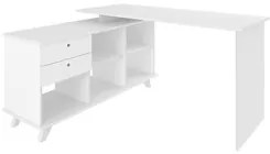 Conjunto Escritório Home Office 4 Peças Golden A06 Branco - Mpozenato