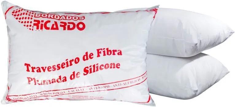 Travesseiro Siliconado 01 Peça Branco - Bordados Ricardo