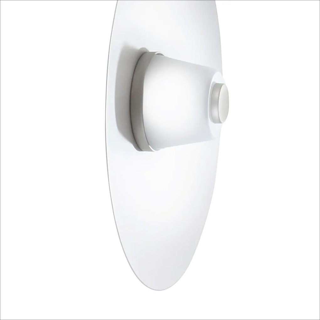 Arandela Eclisse Ø40X12Cm Metal Alumínio E Vidro 01Xled 9W 2700K - Old... (DENIM / COBRE BRILHO)