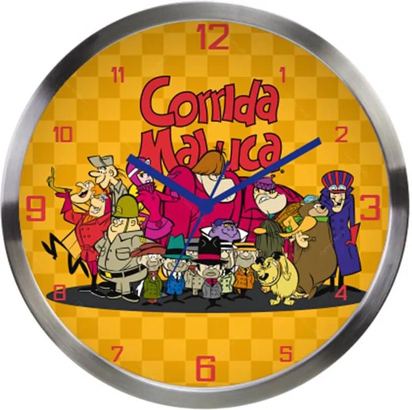 Relógio de Parede HB Wacky Race All Characters Colorido em Metal