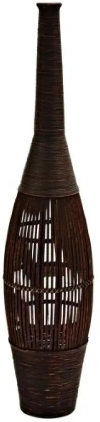 vaso SLIM bambu e rattan marrom ilunato FM7431