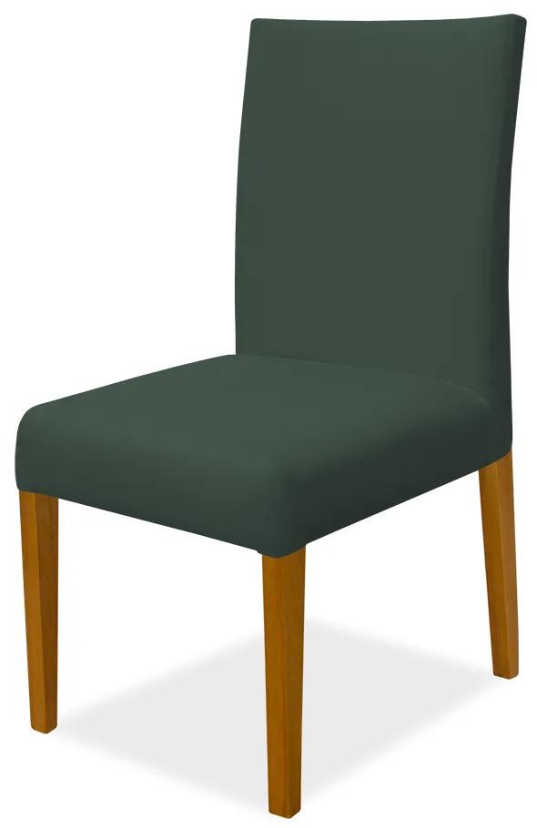 Cadeira de Jantar Milan Veludo Verde Bandeira