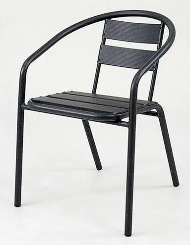 Cadeira Fun em Aluminio Preta - 58399 - Sun House