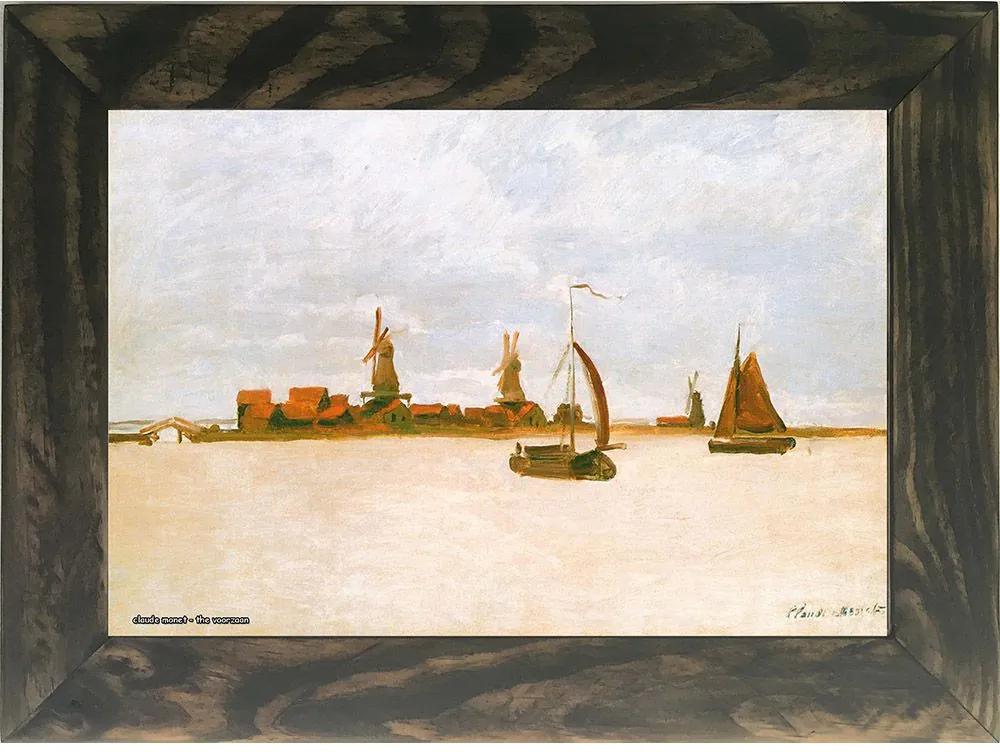 Quadro Decorativo A4 The Voorzaan - Claude Monet Cosi Dimora