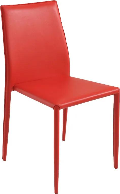 Cadeira Amanda PU Vermelha