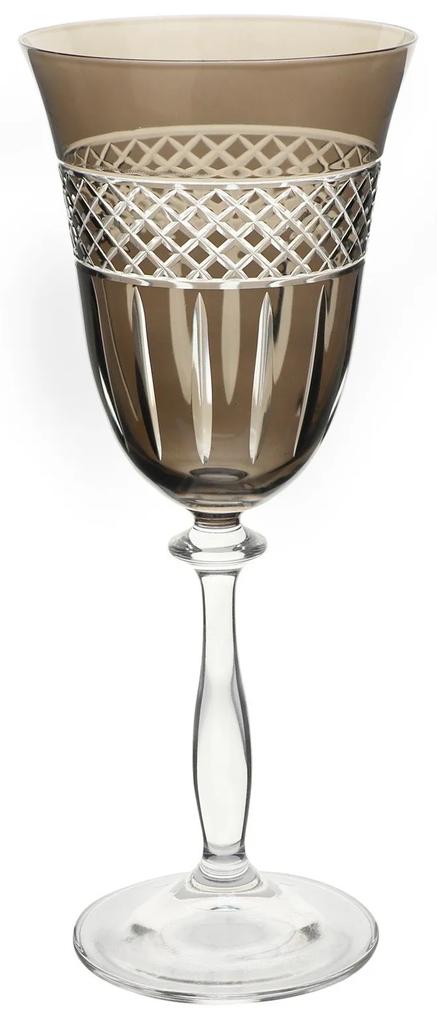 Taça de Cristal Ecológico P/ Vinho Tinto Angela - Fumê