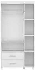 Guarda Roupa Infantil 89cm Com 3 Portas Carro Azul Z53      - Mpozenat