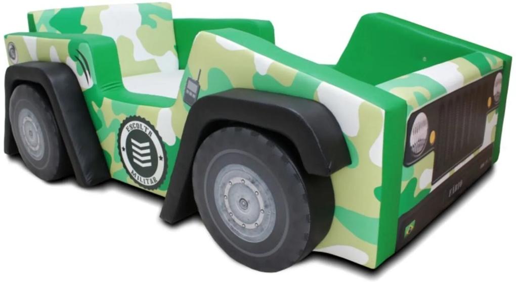 Cama Cama Carro Do Brasil Infantil Jeep Exército