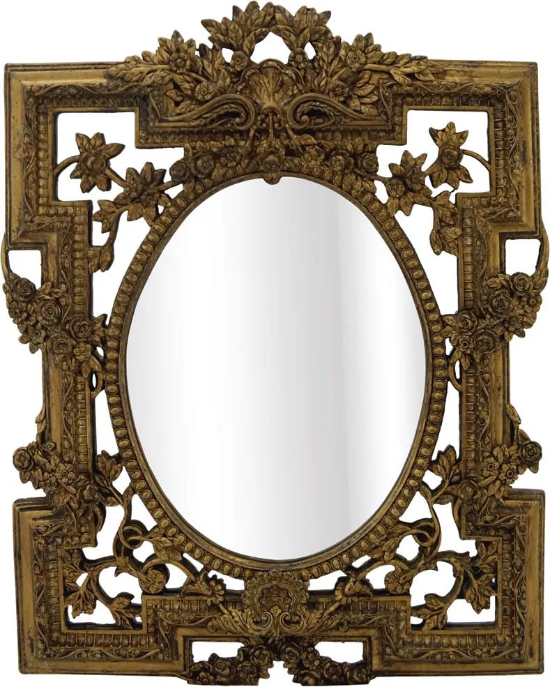 Espelho com Moldura Decorativa Lambert - 41x32cm