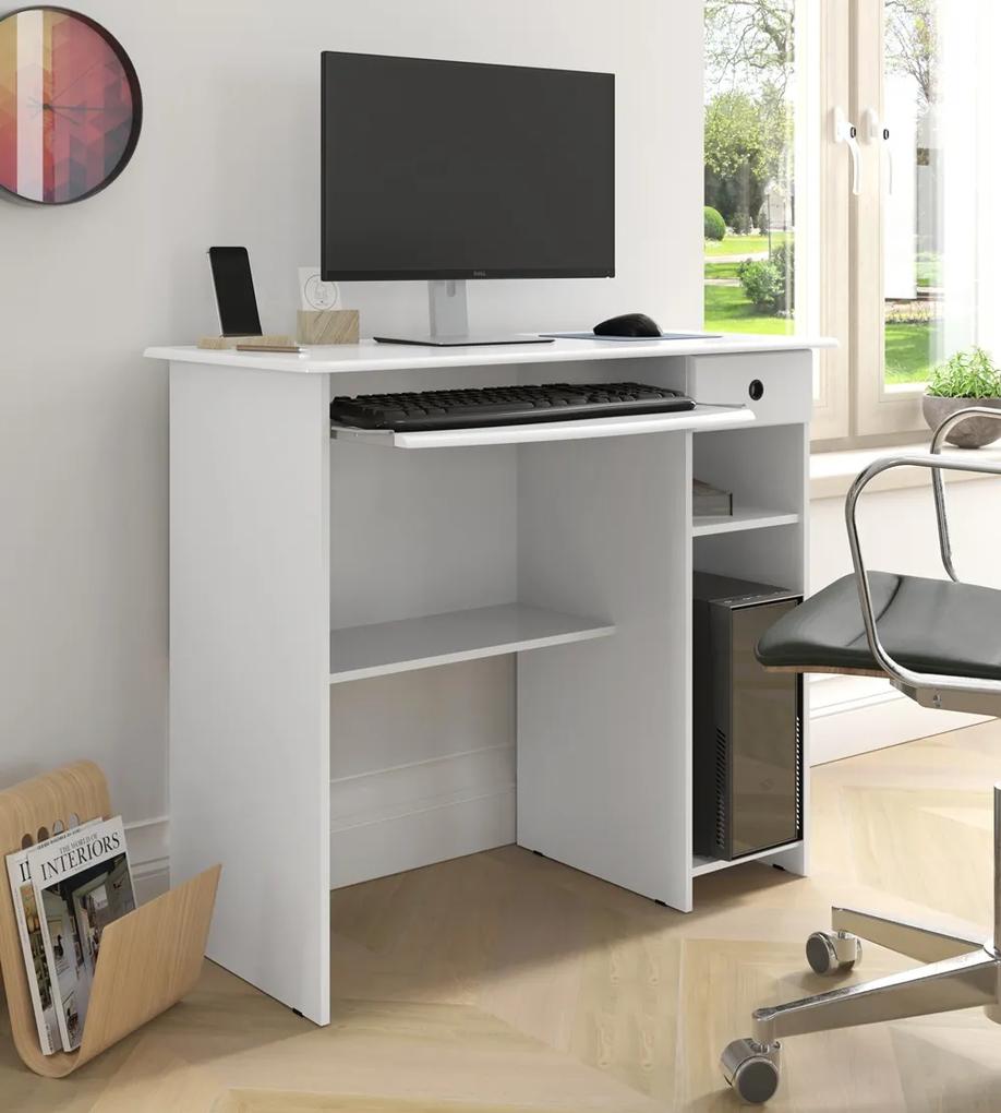 Mesa De Computador Viena Branco - EJ Móveis