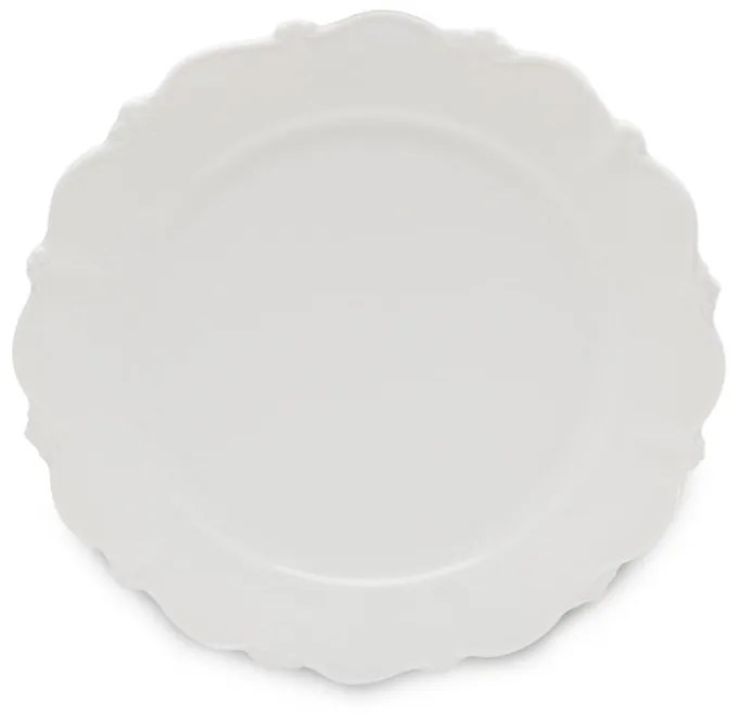 Prato Raso Porcelana Fancy Branco 27cm 18090 Wolff