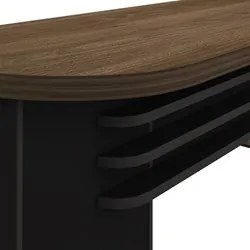 Mesa para Escritório 4 Gavetas Lado Direito 180cm Tamburato Executiva