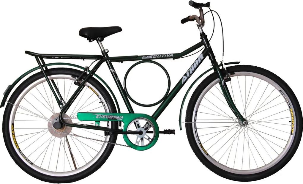 Bicicleta Aro 26 Executivo V-Brake Verde Athor Bikes