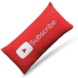 Almofada Youtube Subscribe