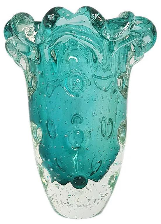 Vaso de Decoração em Murano Emeralda  M