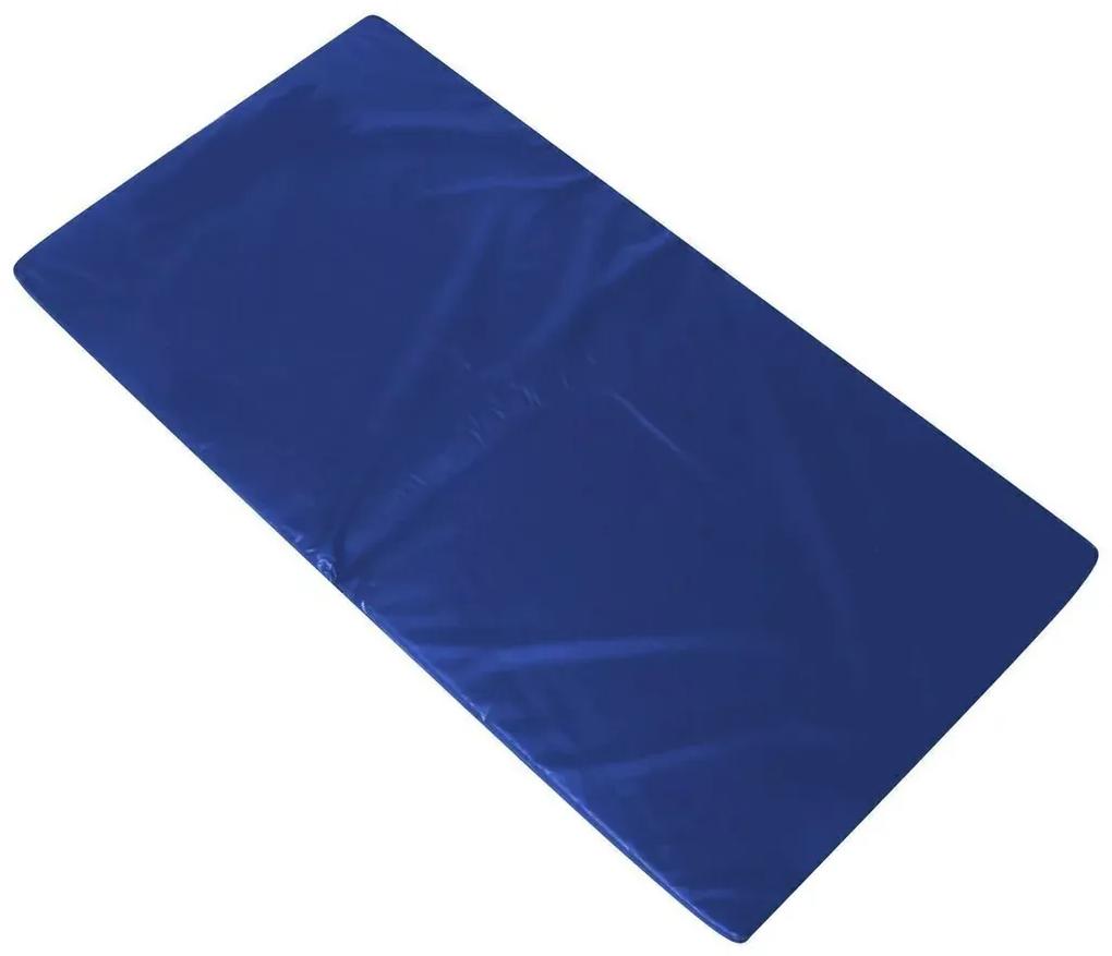Colchonete Academia, Espuma D33 Impermeável 89X55X3Cm (Azul)