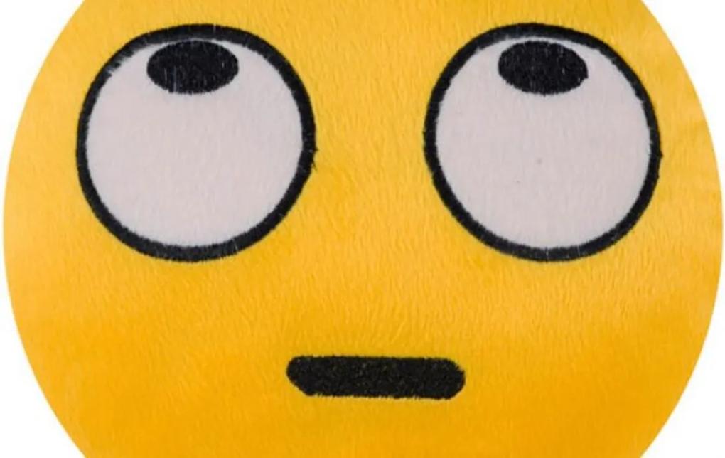 Almofada Capital do Enxoval Emoji Desviando Olhar Estampado