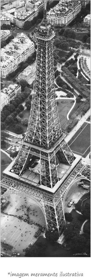 Poster Torre Eiffel  - Vs Vertical (60x20cm, Apenas Impressão)