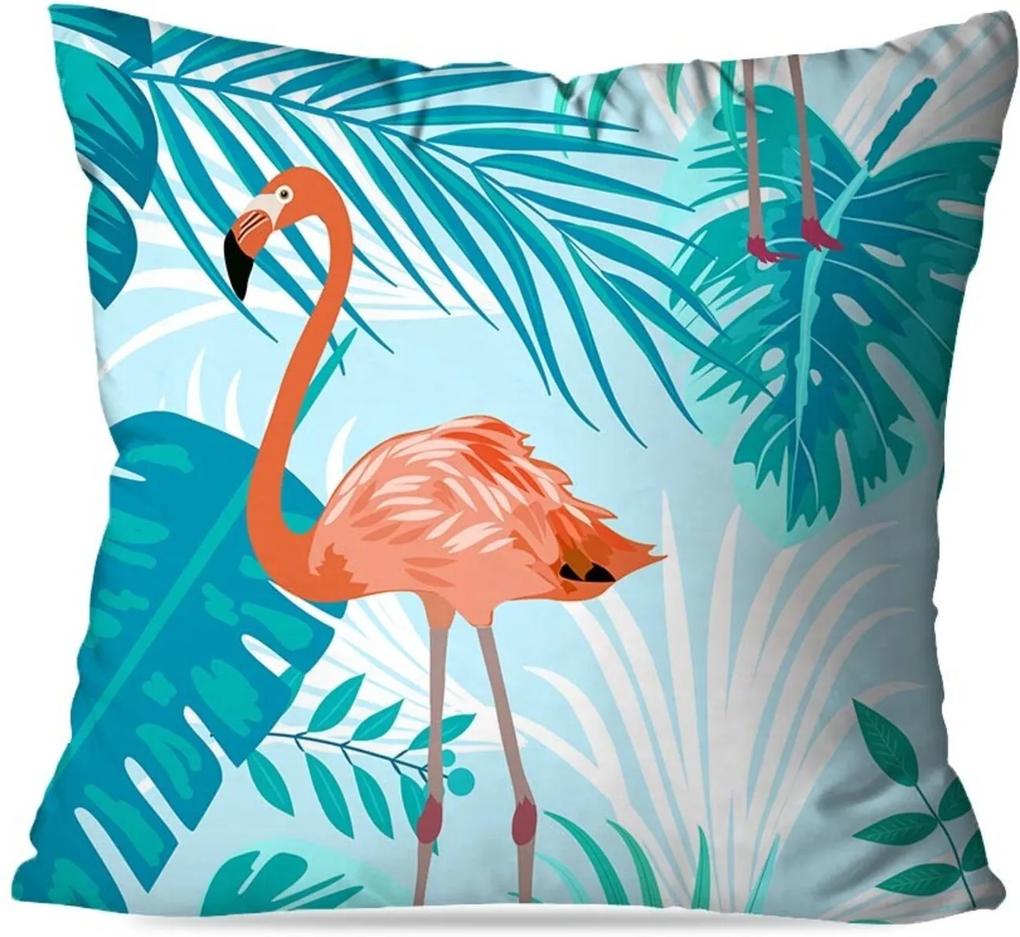 Capa de Almofada Love Decor Avulsa  Flamingo Blue Multicolorido