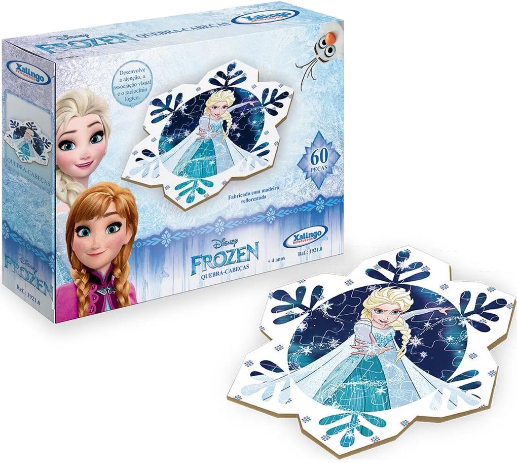 Jogo Quebra-cabeça 60 Pcs Frozen Disney Xalingo