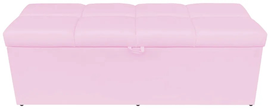 Calçadeira Nina 160 cm Suede D'Rossi - Rosa Bebê