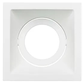 Plafon Embutir Aluminio Square 11,2Cm - BRANCA