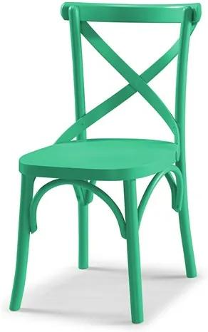 Cadeira Cenni em Madeira Maciça - Verde Anis