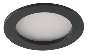 Plafon Led De Embutir Redondo Preto 2,5w 100 3000k Mobili