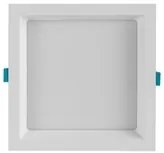 Plafon Led Embutir Quadrado Branco 17w 120 Deep