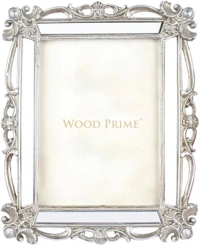 Porta-Retrato Espelhado 15x20 Prata  - Wood Prime 35306