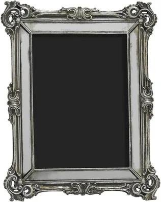 Porta Retrato em Resina Prata 25m x 19cm
