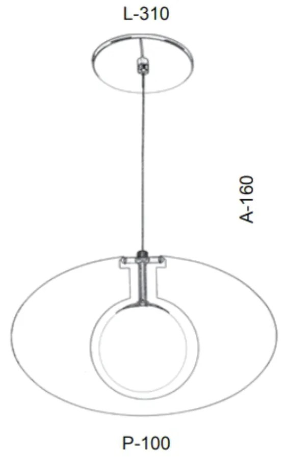 Pendente Globo Corte Laiser 31X10X16Cm Metal E Globo Ø10Cm 01Xg9 |Old... (BRANCO / COBRE BRILHO, FOSCO (BRANCO))