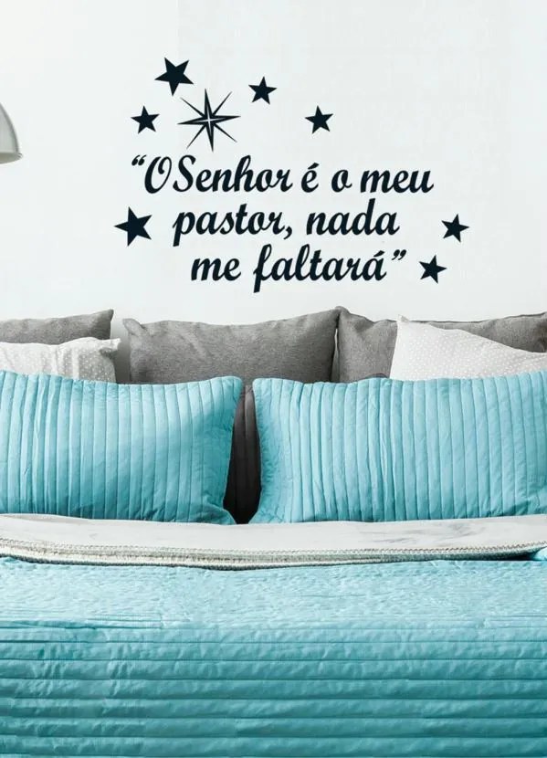 Adesivo Decorativo o Senhor é Meu Pastor 1 Peça