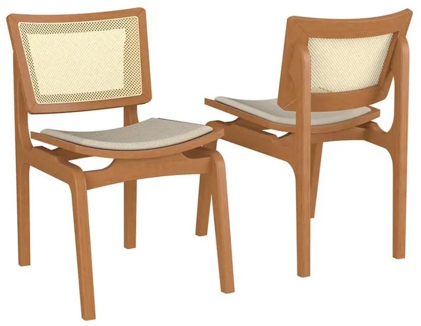 Conjunto 2 Cadeiras de Jantar Blad - Wood Prime VM 44310