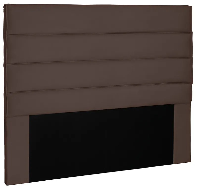 Cabeceira La Italiana Para Cama Box Casal 140 cm Suede Café - D'Rossi