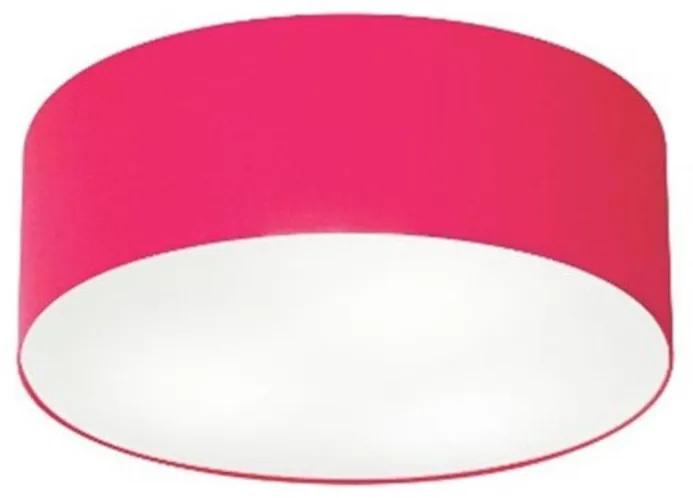 Plafon Para Sala de Estar Cilíndrico SE-3005 Cúpula Cor Rosa Pink