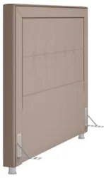 Cabeceira Cama Box Casal Queen 160cm Paolla Z37 Linho Bege Cru - Mpoze
