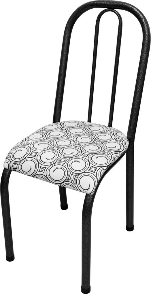 Cadeira Roma Baixa crequeado/tick espiral AçoMix