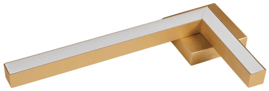 Arandela / Plafon Play Retangular 24,5X45Cm Led 12,3W Bivolt / "l" C/... (OC-M - Ocre Metálico, 3000k)