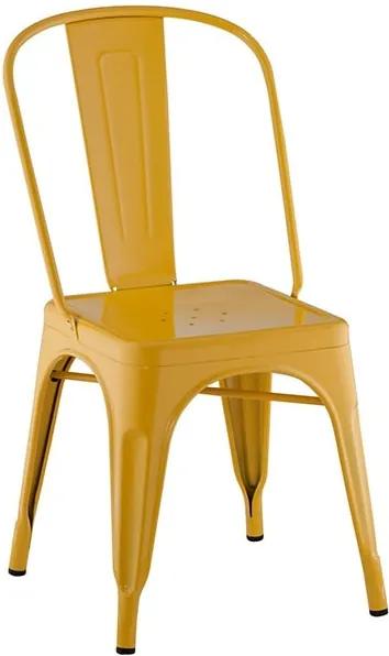 Cadeira Iron sem Braço Amarela