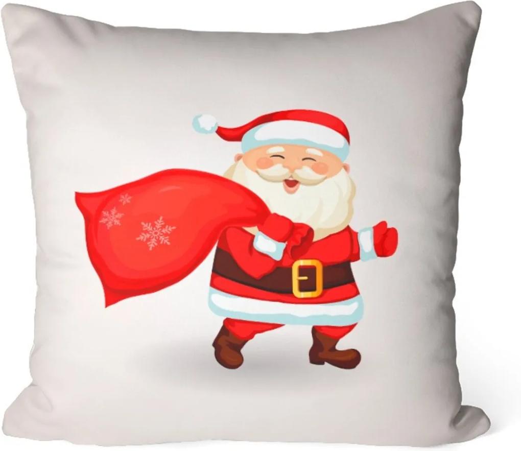 Capa de Almofada Love Decor Avulsa Decorativa Papai Noel