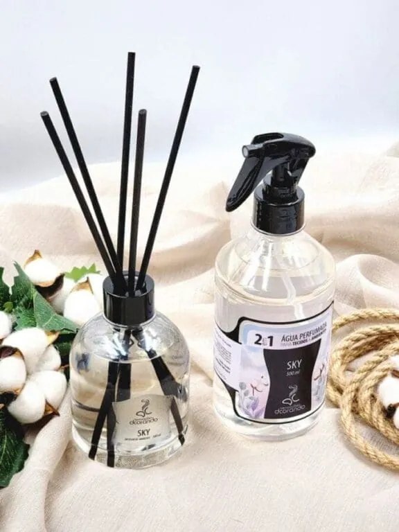 Ambiente Cheiroso Para Aromaterapia Com O Kit Sky