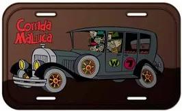Placa de Metal Quadrilha da Morte Corrida Maluca Hanna Barbera