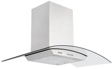 Coifa de Parede Tramontina New Vetro em Aço Inox e Vidro Temperado 90 cm 220 V