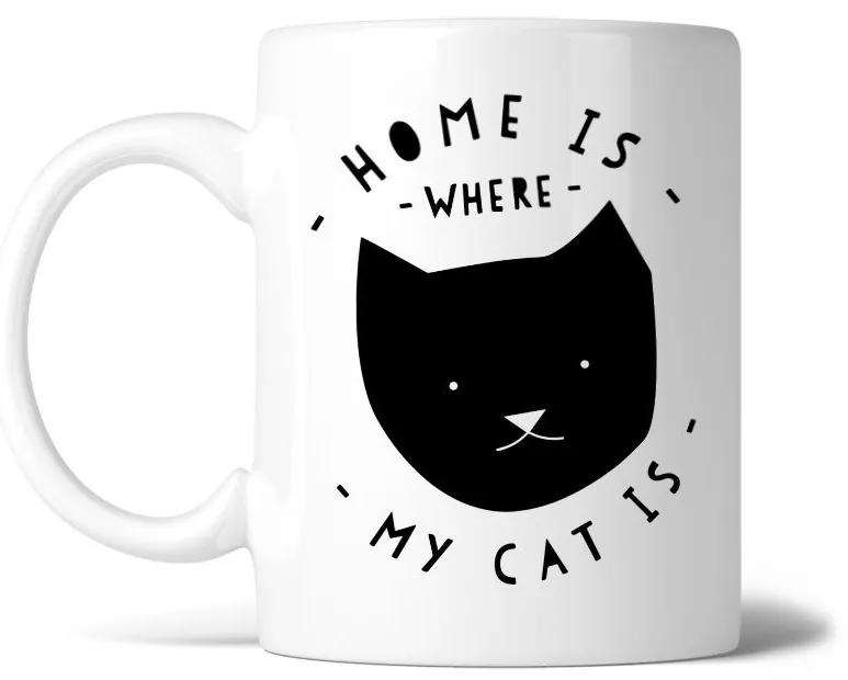 Caneca Home is where my cat is