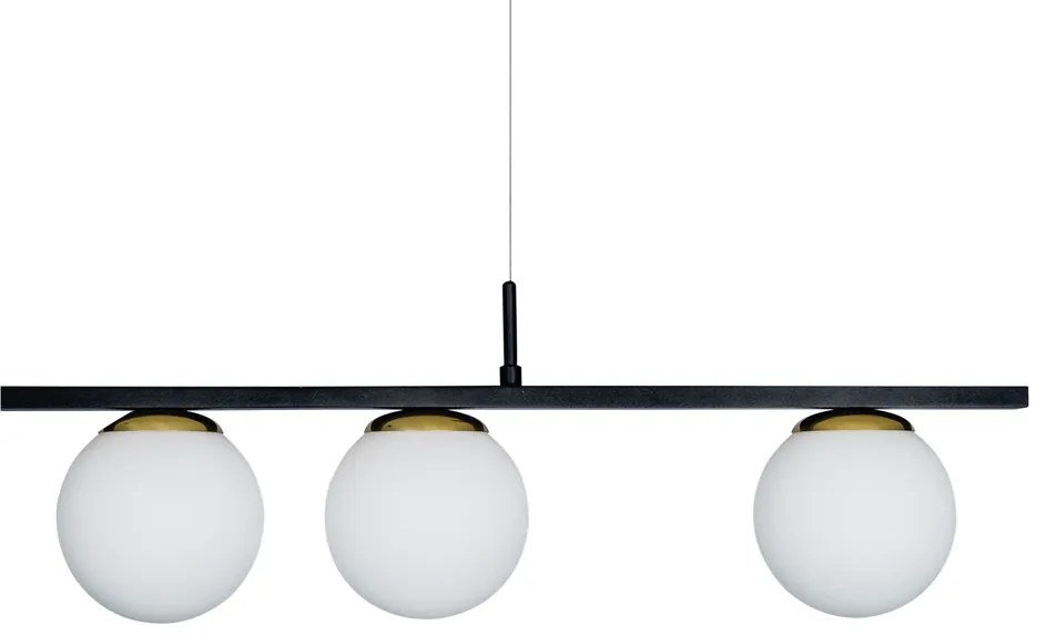 Pendente Dama 150X30Cm 5Xg9 / Cabos Kevlar Cristal / Metal E Globo Ø12... (RG-M Rosê Metálico, AMBAR)